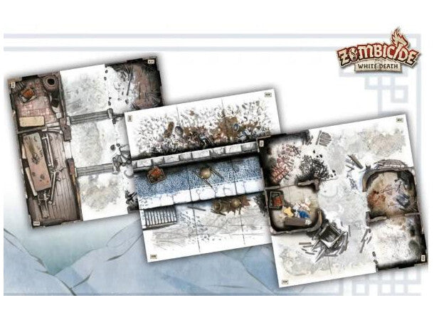 Zombicide: White Death - Extra Tiles Pack Board Games Cool Mini or Not