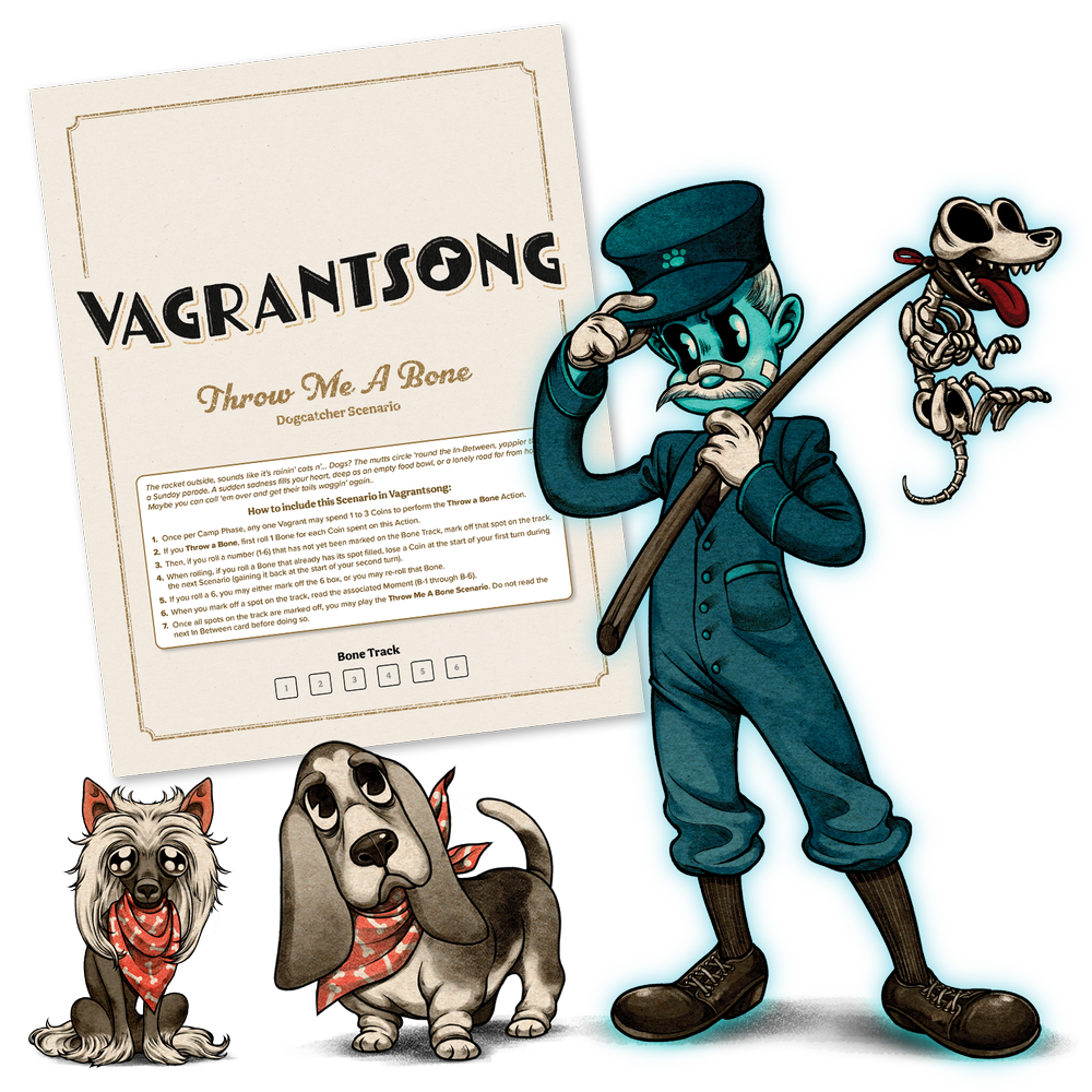 Vagrantsong: Throw Me A Bone Scenario Board Games Wyrd Games