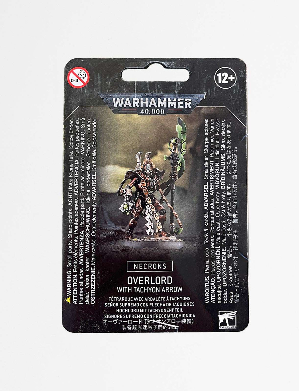Warhammer 40K Necrons: Overlord with Tachyon Arrow Miniatures Games Workshop