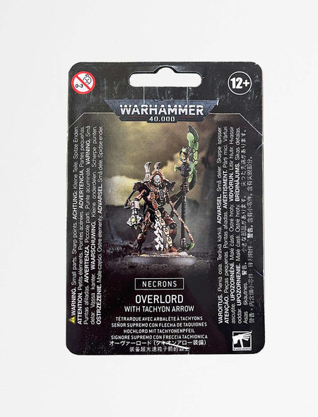 Warhammer 40K Necrons: Overlord with Tachyon Arrow Miniatures Games Workshop