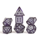 D&D Adventurer Dice Set - Warlock Purple 16ct Dice Sirius Dice