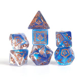 D&D Adventurer Dice Set - Wizard Blue 16ct Dice Sirius Dice