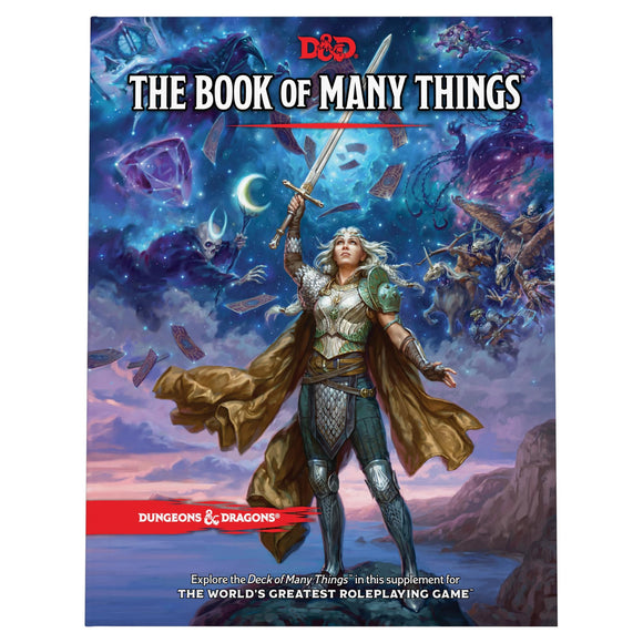 D&D 5e The Book of Many Things Standard Cover Edition Role Playing Games Wizards of the Coast   