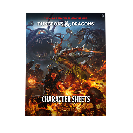 Dungeons & Dragons Character Sheets 2024 Role Playing Games Wizards of the Coast D&D Character Sheets 2024  