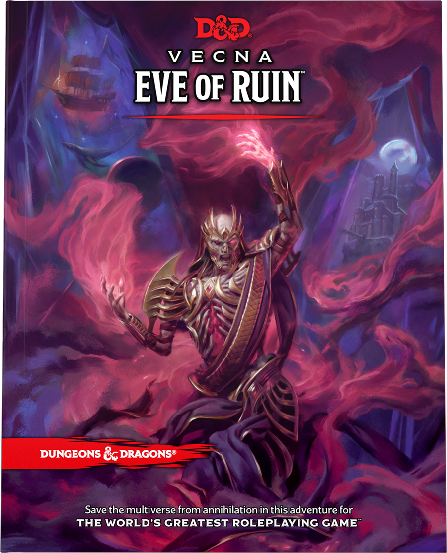 D&D 5e: Vecna: Eve of Ruin (2 options) Role Playing Games Wizards of the Coast Vecna Regular Cover  