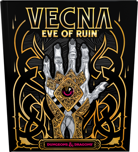 D&D 5e: Vecna: Eve of Ruin (2 options) Role Playing Games Wizards of the Coast Vecna Hobby Cover  