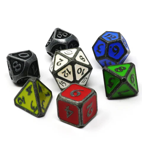 Die Hard Dice 7pc RPG Set - Iron Legacy - Lost Odyssey x Die Hard Dice Dice Die Hard Dice