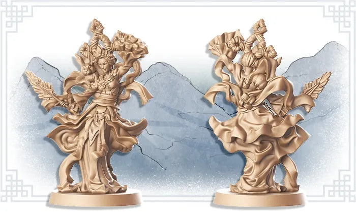 Zombicide: White Death - Chang'E and Hou Yi Board Games Cool Mini or Not ZCD Chang'E & Hou Yi