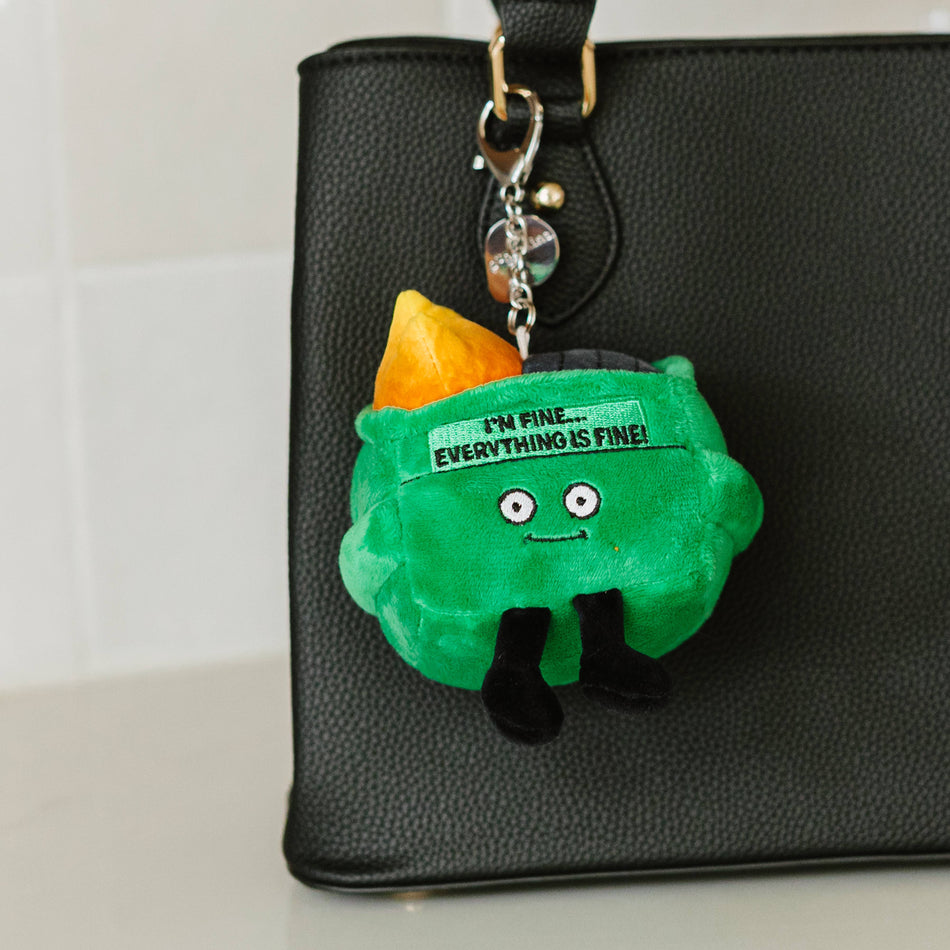I'm Fine...Everything's Fine Dumpster Fire Plush Bag Charm Plushes Punchkins