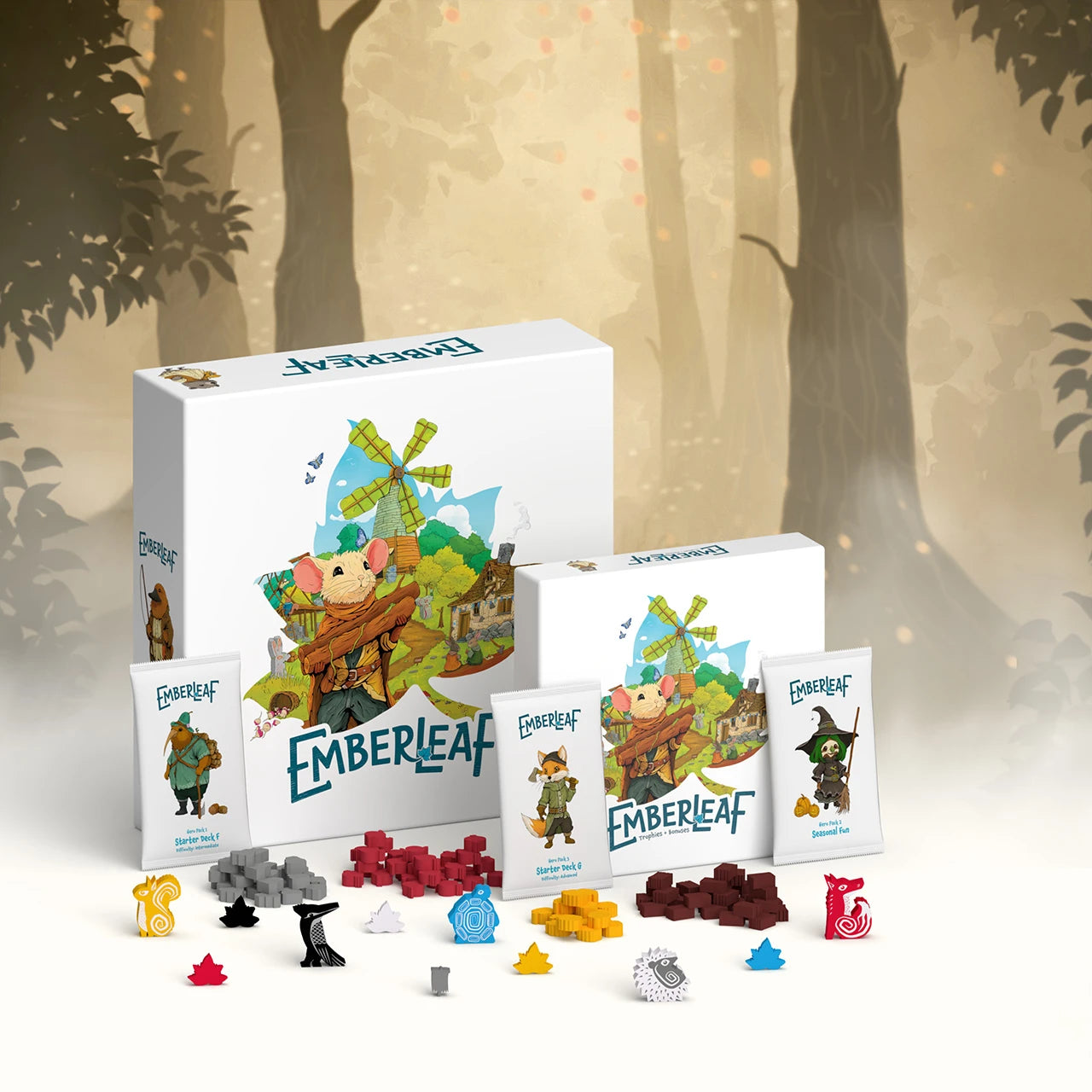 Emberleaf Kickstarter Edition (2 options) Board Games City of Games Emberleaf KS