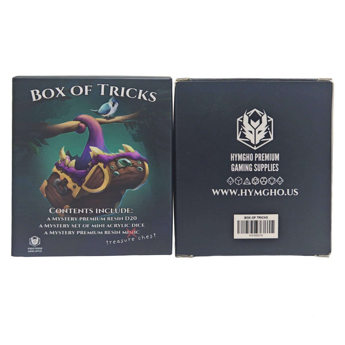 Box of Tricks - Mystery Mini Dice, D20, and Mimic Dice Hymgho Premium Dice