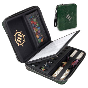 Enhance RPG Organizer Case Collector's Edition Role Playing Games Enhance Gaming CE RPG Case Green  