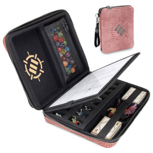 Enhance RPG Organizer Case Collector's Edition Role Playing Games Enhance Gaming CE RPG Case Pink  