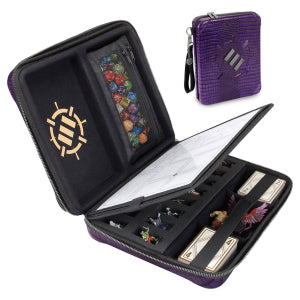Enhance RPG Organizer Case Collector's Edition Role Playing Games Enhance Gaming CE RPG Case Purple  