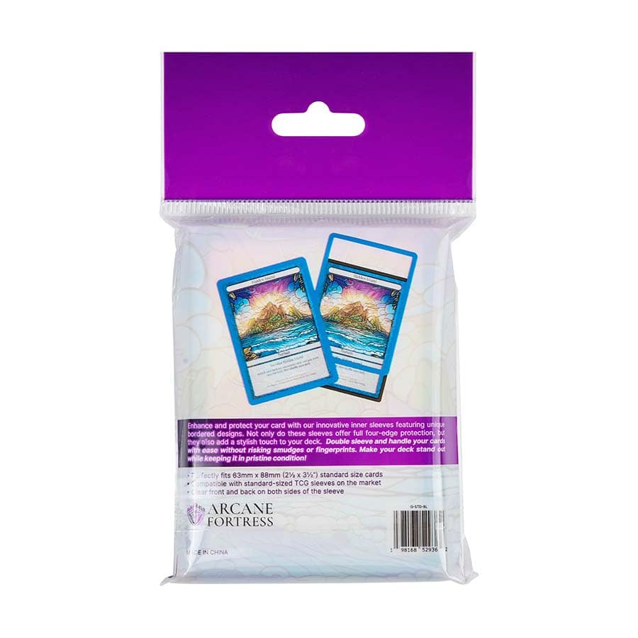 Arcane Fortress: Solid Color Inner Sleeves (6 Options) Supplies Arcane Fortress AF Solid BLU OceanSyn InnSlvs STD