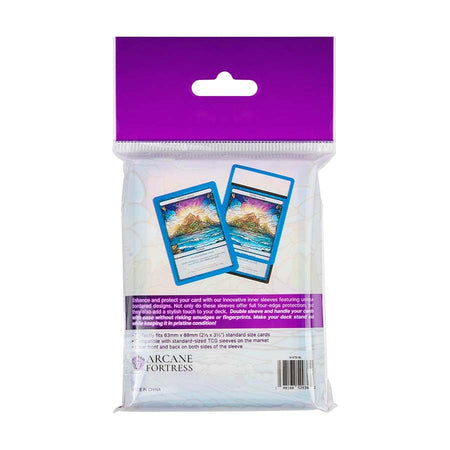 Arcane Fortress: Solid Color Inner Sleeves (6 Options) Supplies Arcane Fortress AF Solid BLU OceanSyn InnSlvs STD