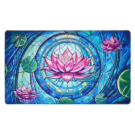 Stained Glass Collection Playmat (7 options) Supplies Arcane Fortress PM Blossom Grace
