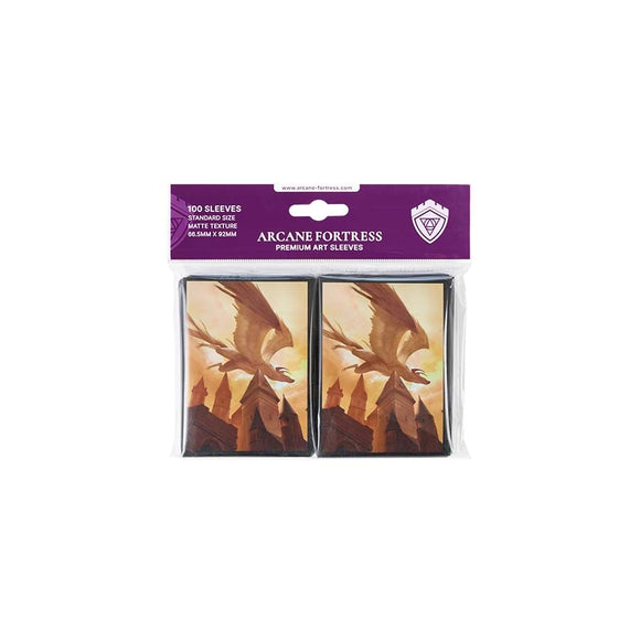 Year of the Dragon Collection Matte Sleeves 100ct (6 Options) Supplies Arcane Fortress DP Divine Protection