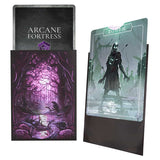 Arcane Fortress Stained Glass Matte Sleeves 100ct (7 Options) Supplies Arcane Fortress DP Decaying Swamp
