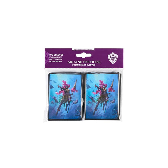 Arcane Fortress Tribes Matte Sleeves 100ct (2 Options) Supplies Arcane Fortress DP Emperor of the Deep