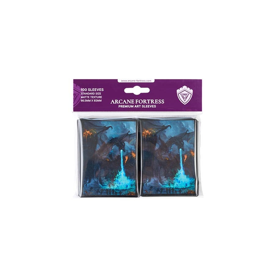 Year of the Dragon Collection Matte Sleeves 100ct (6 Options) Supplies Arcane Fortress DP Winter's War