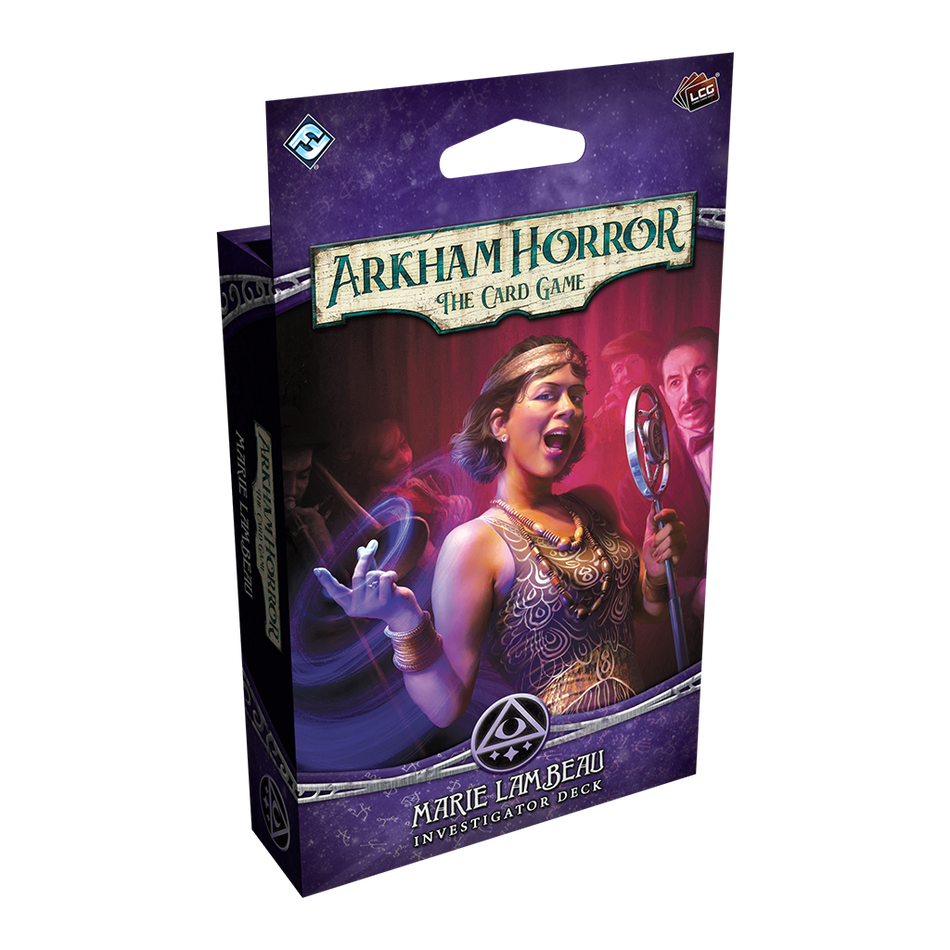 Arkham Horror: The Card Game - Marie Lambeau Investigator Deck Card Games Fantasy Flight AH Card Marie Inv