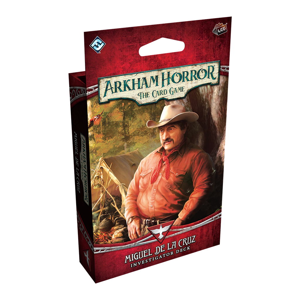 Arkham Horror: The Card Game - Miguel de la Cruz Investigator Deck Card Games Fantasy Flight AH Card Miguel Inv