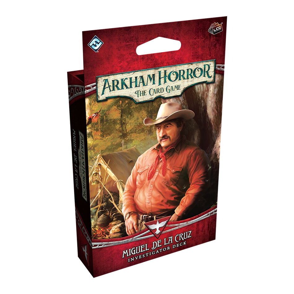 Arkham Horror: The Card Game - Miguel de la Cruz Investigator Deck Card Games Fantasy Flight AH Card Miguel Inv