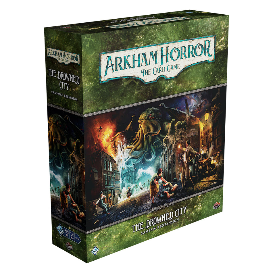 Arkham Horror Card Game: The Drowned City Campaign Expansion Card Games Fantasy Flight