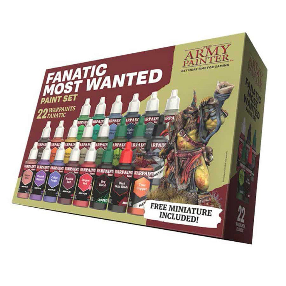 The Army Painter Warpaints Fanatic: Most Wanted Paint Set Paints Army Painter   