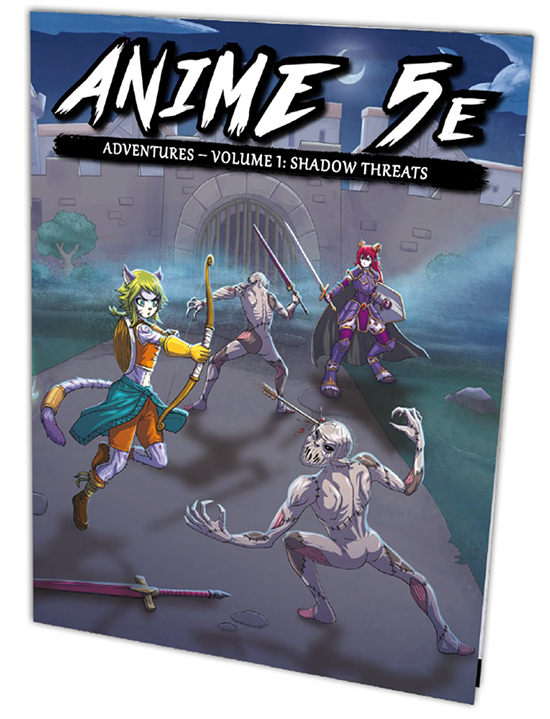 Anime 5E Adventures Volume 1: Shadow Threats Role Playing Games Dyskami Publishing