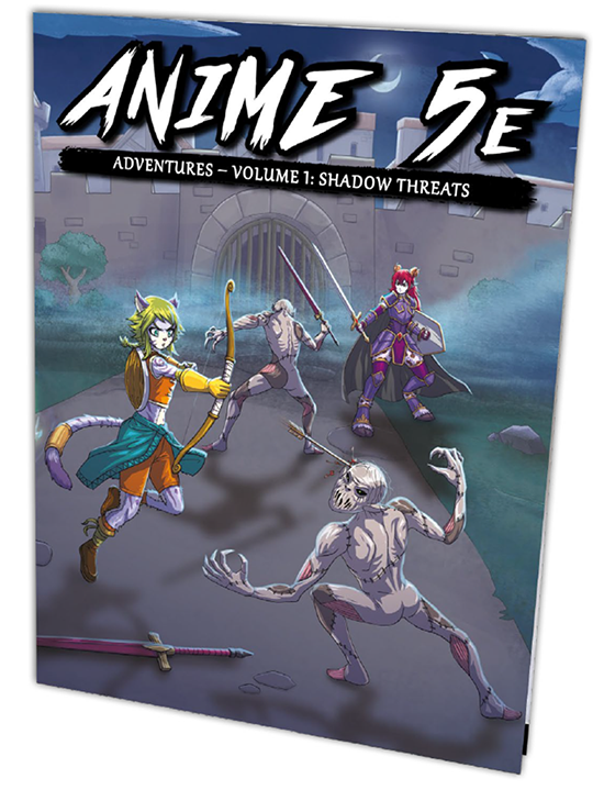 Anime 5E Adventures Volume 1: Shadow Threats Role Playing Games Other   