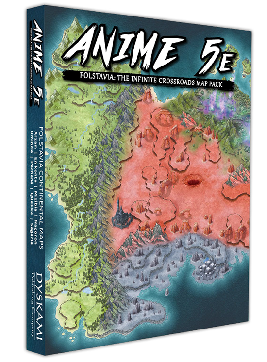 Anime 5E: Folstavia the Infinite Crossroads Map Pack Role Playing Games Dyskami Publishing