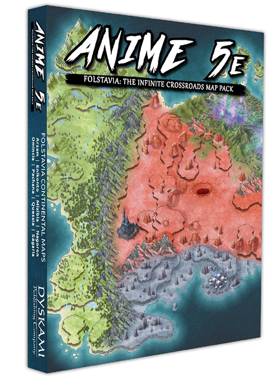 Anime 5E: Folstavia the Infinite Crossroads Map Pack Role Playing Games Other   