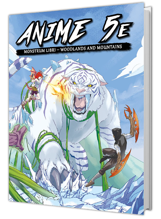 Anime 5E Monstrum Libri Volume 1 - Woodlands and Mountains Role Playing Games Dyskami Publishing