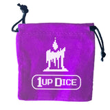 1UP Dice Polyhedral Set: Arcane Candle Dice Infinite Black
