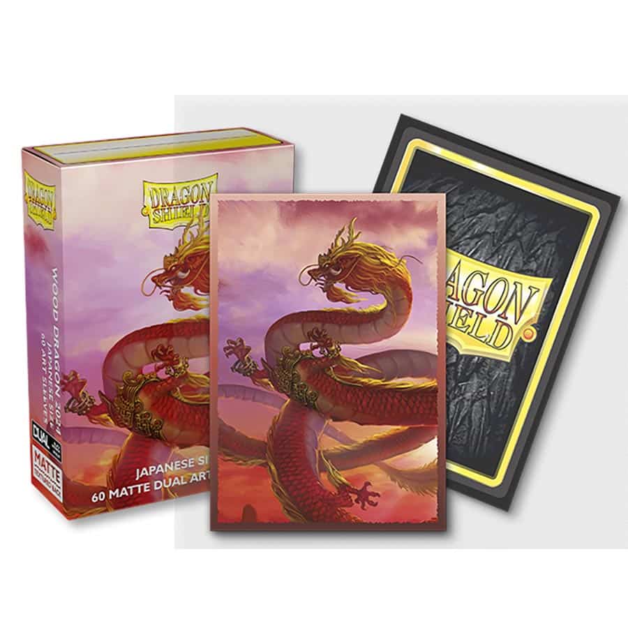 Dragon Shield Matte Dual Japanese Art Sleeves: Chinese New Year 2024 Wood Dragon Supplies Arcane Tinmen   