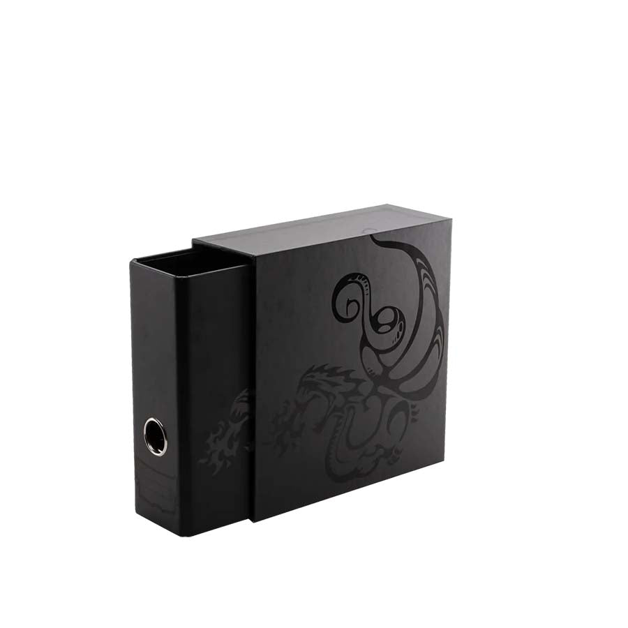 DRAGON SHIELD: SANCTUARY SLIPCASE BINDER: 2-RING ALBUMS: BLACK Supplies Arcane Tinmen DSH BLK 2Ring Binder