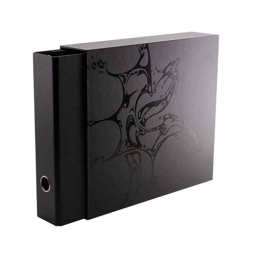 DRAGON SHIELD: SANCTUARY SLIPCASE BINDER: 4-RING ALBUMS: BLACK Supplies Arcane Tinmen DSH BLK 4Ring Binder