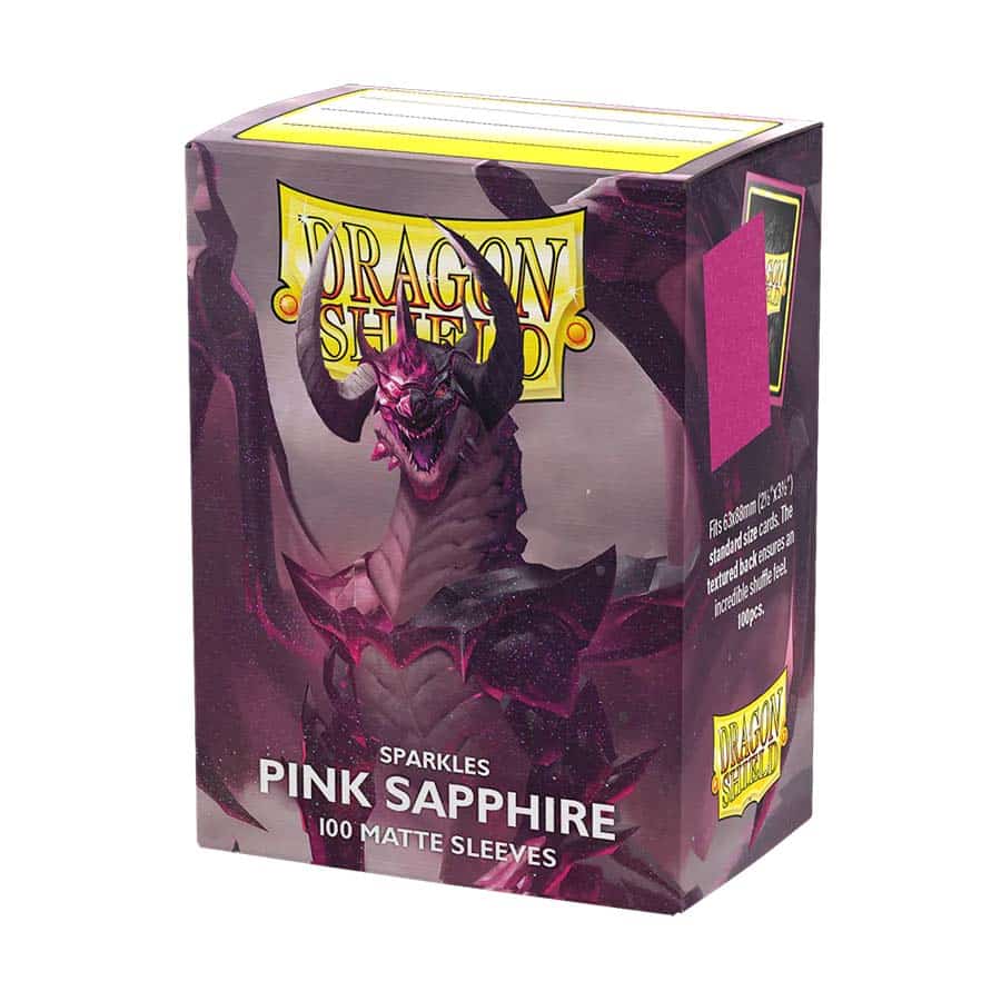 DSH Matte (100ct) Sparkles Sapphire Pink Supplies Arcane Tinmen DSH M Sparkles Sapph Pink