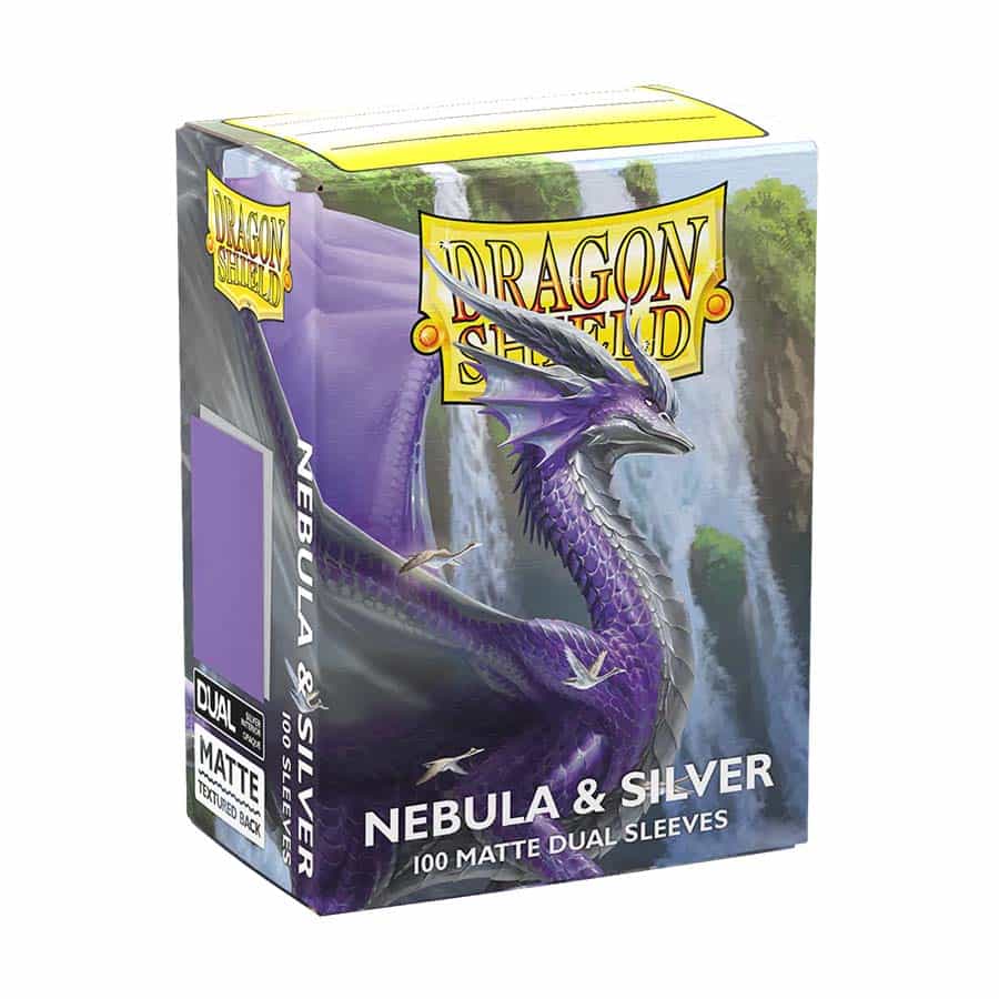 DSH Matte Dual (100ct) Nebula and Silver Supplies Arcane Tinmen DSH MD Neb Silv
