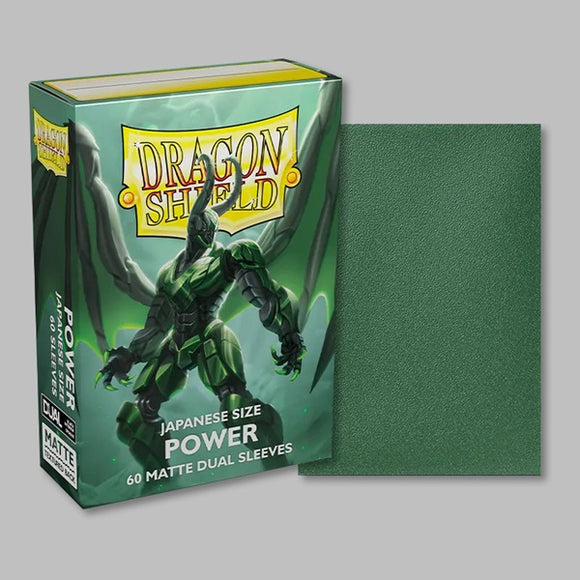 Dragon Shield 60ct Japanese Matte Dual Sleeves: Power Supplies Arcane Tinmen   