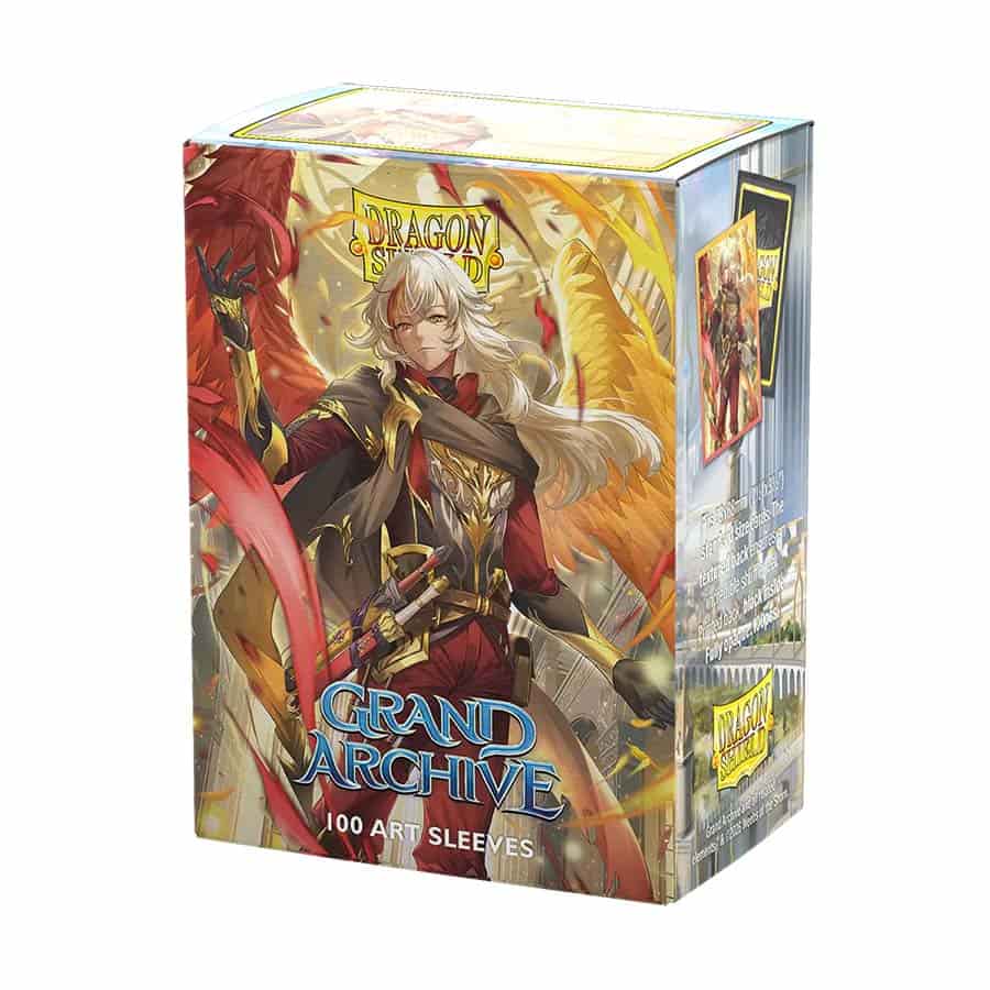 Dragon Shield 100ct Matte Art Sleeves: Grand Archive - ARCHANGELS: AZRAEL ARCHANGEL OF MATERIA Supplies Arcane Tinmen DSH Art GA AZRAEL ARCHANGEL