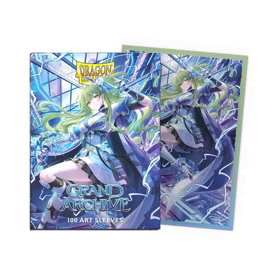 Dragon Shield 100ct Matte Art Sleeves: Grand Archive - Lorraine Arclight Saber Supplies Arcane Tinmen DSH Art GA Lorraine