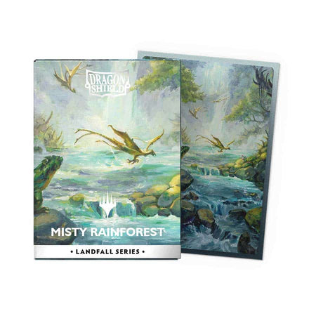 DSH Matte Dual (100ct) Landfall Series Art Sleeves (5 Options) Supplies Arcane Tinmen DSH MD Misty Rain
