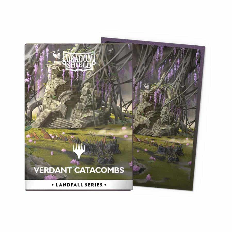 DSH Matte Dual (100ct) Landfall Series Art Sleeves (5 Options) Supplies Arcane Tinmen DSH MD Verdant Cata