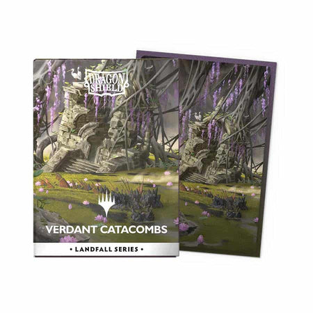 DSH Matte Dual (100ct) Landfall Series Art Sleeves (5 Options) Supplies Arcane Tinmen DSH MD Verdant Cata