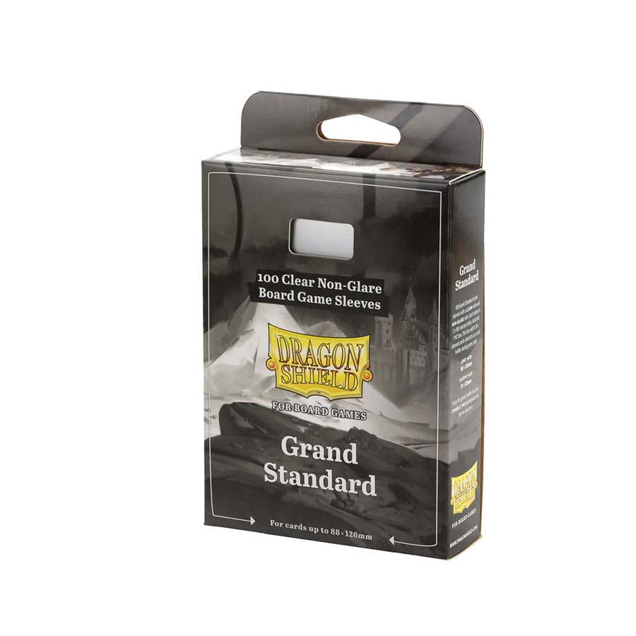 Dragon Shield Clear Nonglare Grand Standard Board Game Sleeves Supplies Arcane Tinmen DSH BG Grand Standard