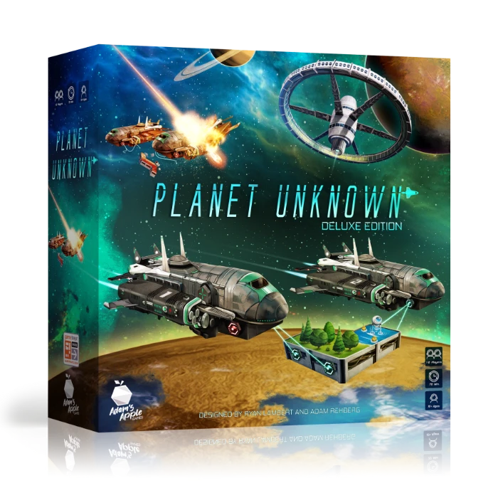 Planet Unknown Kickstarter Deluxe Edition Board Games Adam's Apple Games