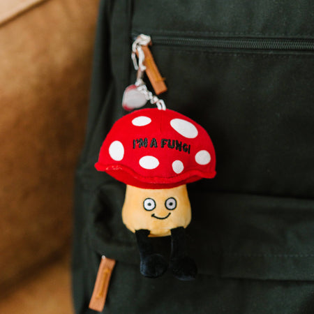 Punchkins Funny Plush Mushroom Bag Charm Plushes Punchkins   